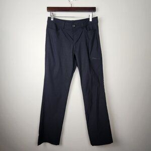 Eddie Bauer women 6 black pants nylon / spandex stretch